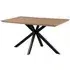 Manhattan 4-Seater Dining Table with Spider Legs - Walnut