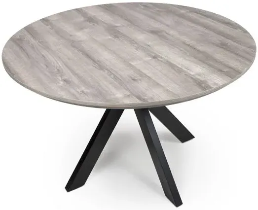 Manhattan 4-Seater Round Dining Table - Grey