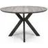 Manhattan 4-Seater Round Dining Table - Grey