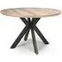 Manhattan 4-Seater Round Dining Table - Oak