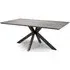 Manhattan 6 Seater Dining Table with Spider Legs - Grey