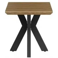 Manhattan Square End Table with Spider Legs - Walnut