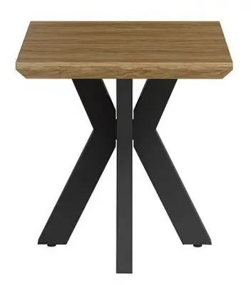 Manhattan Square End Table with Spider Legs - Walnut
