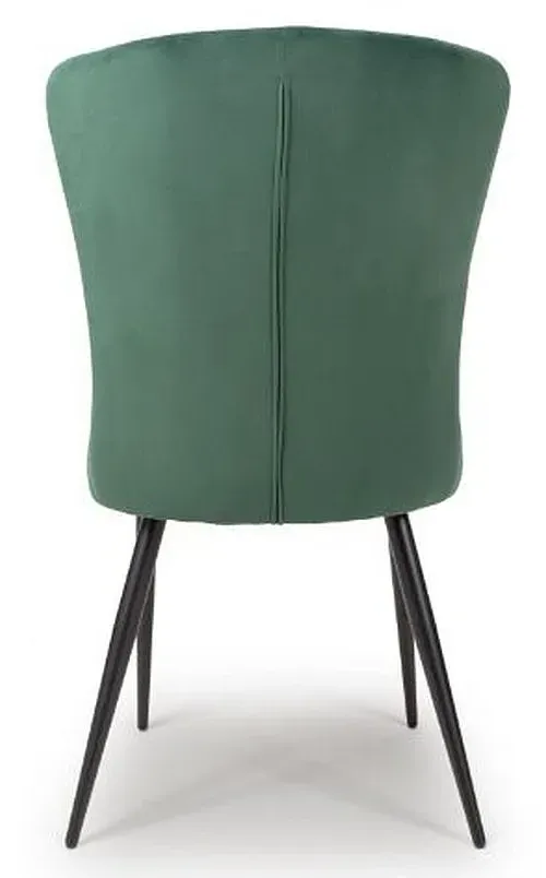 Merlin Dining Chair Set of 2 - Green, Fabric