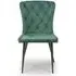 Merlin Dining Chair Set of 2 - Green, Fabric