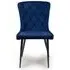 Merlin Dining Chair Set of 2 - Navy Blue, Fabric