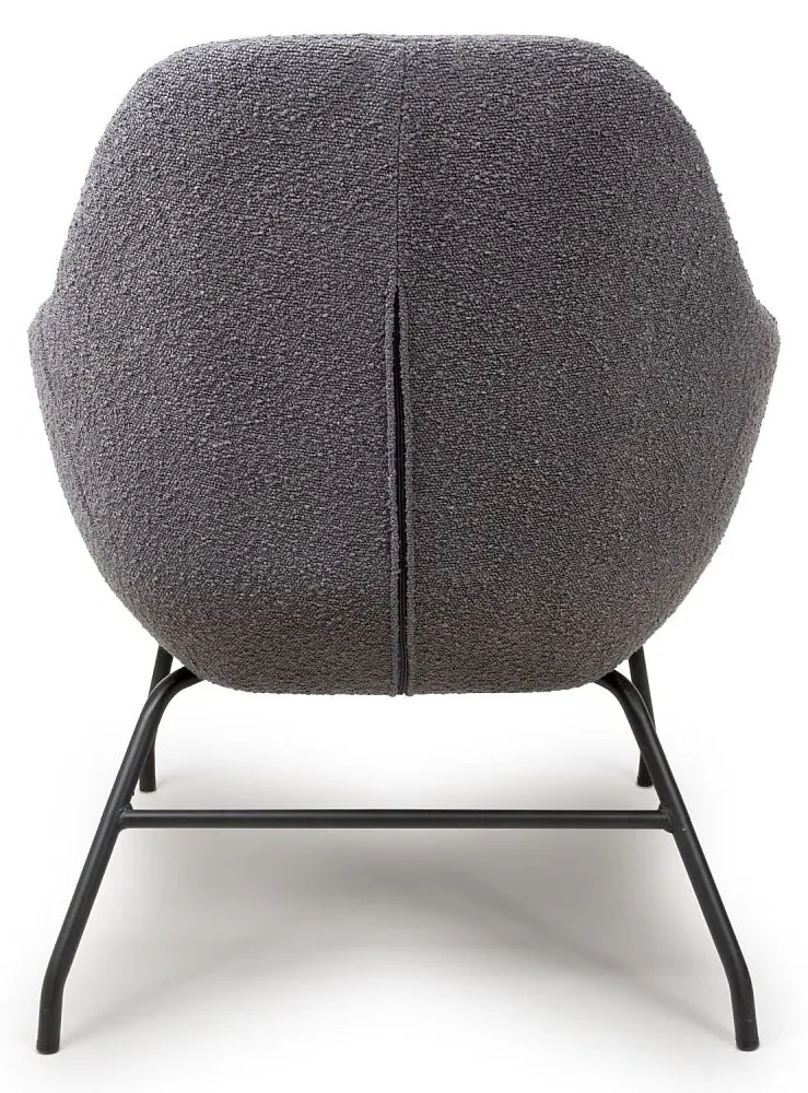 Moby Accent Chair - Grey, Fabric