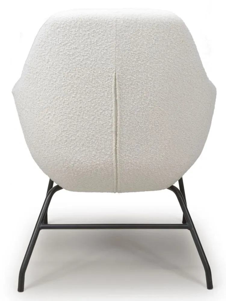 Moby Accent Chair - Ivory, Fabric