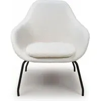 Moby Accent Chair - Ivory, Fabric