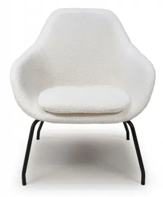 Moby Accent Chair - Ivory, Fabric