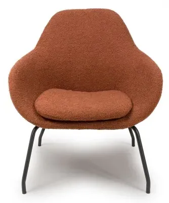 Moby Accent Chair - Orange, Fabric