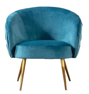 Monica Accent Chair - Federal Blue, Velvet image