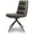 Nobo Swivel Dining Chair - Truffle, Faux Leather