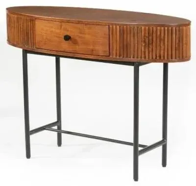 Panama 1 Drawer Console Table - Walnut, Acacia Wood image