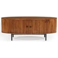 Panama Acacia Wood TV Unit - Walnut