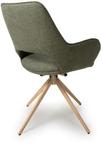 Perth Swivel Dining Chair - Sage, Fabric