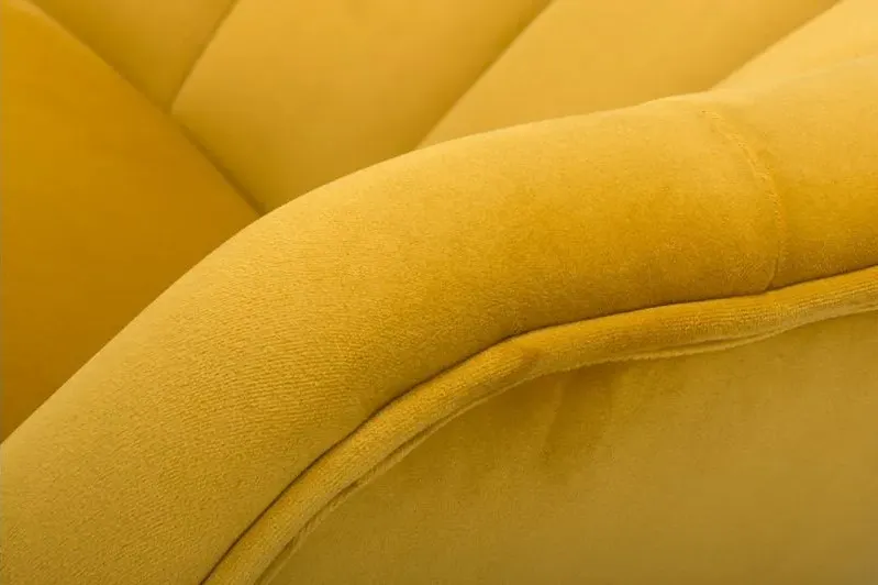 Stella Accent Chair - Yellow, Fabric