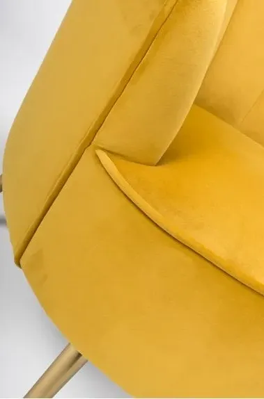 Stella Accent Chair - Yellow, Fabric