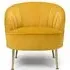 Stella Accent Chair - Yellow, Fabric