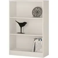 4 You Medium Wide Bookcase - White