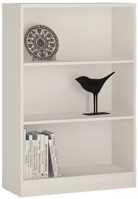 4 You Medium Wide Bookcase - White image