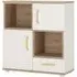 4Kids 2 Door Cupboard with Storage - White, Oak