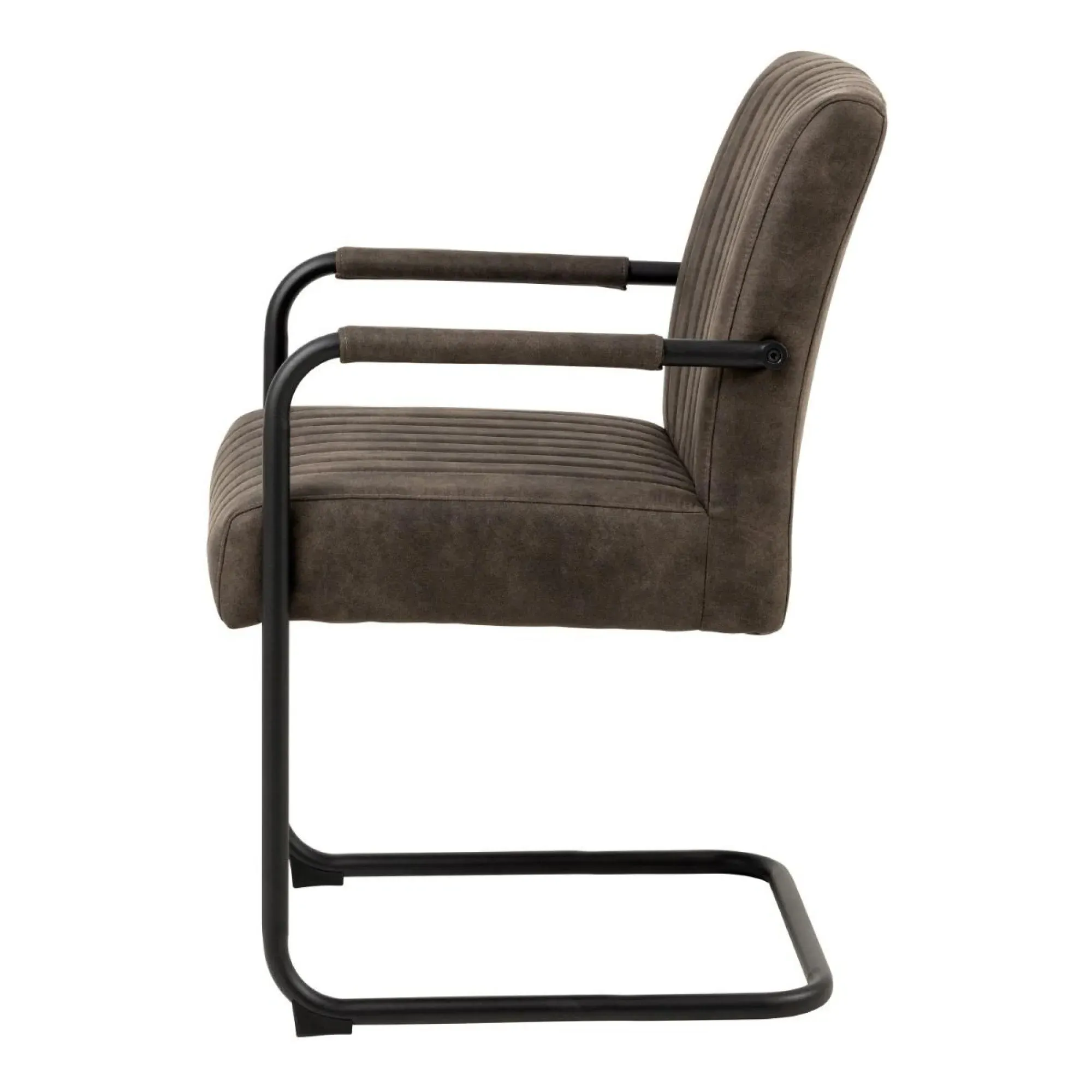 Adele Dining Chair Set of 2 - Grey, Fabric