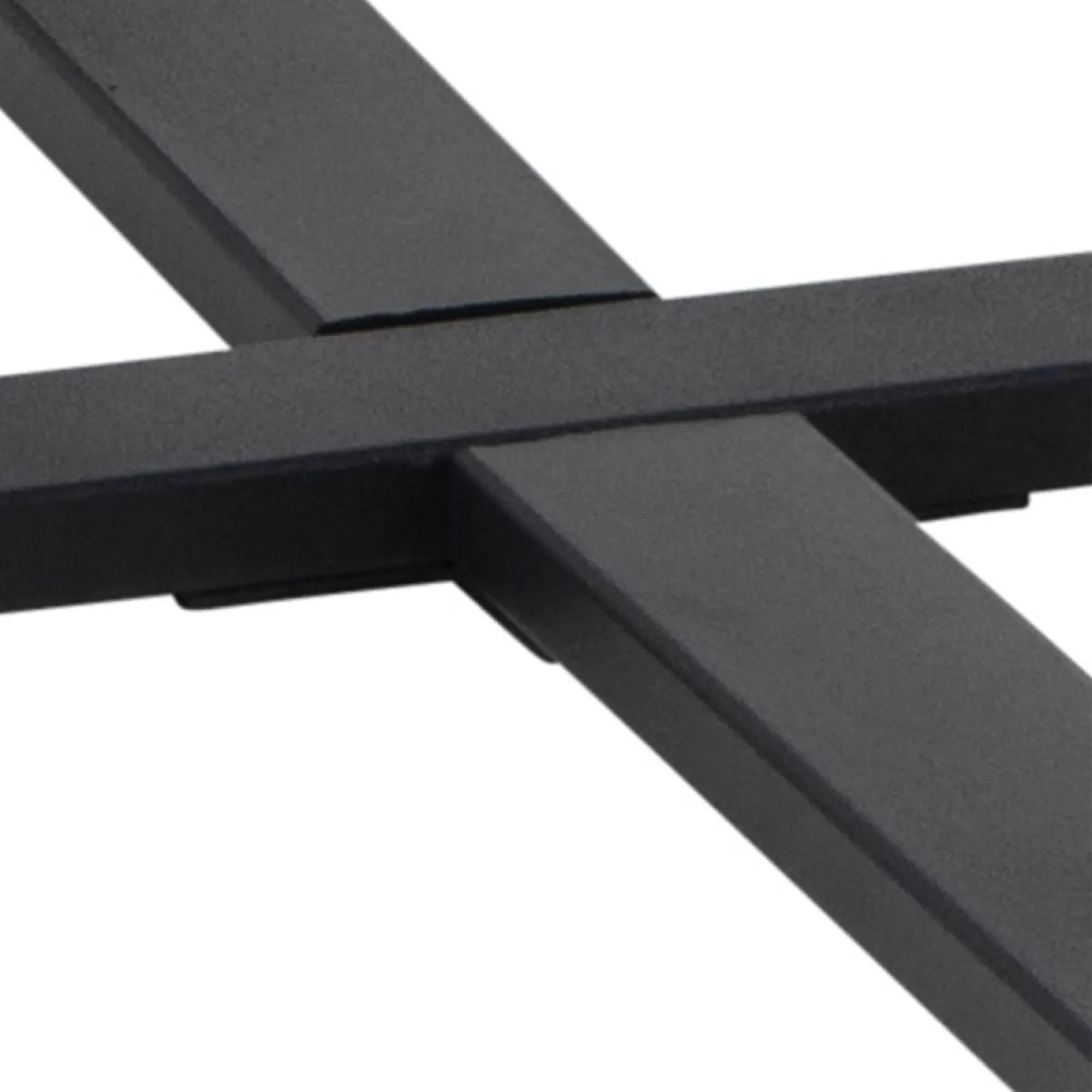 Amble Round Coffee Table - Black, Marble Effect