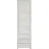Angel Tall Cupboard with Drawer - White, Oak
