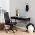 Angus Sliding Door Desk - Black, Ash