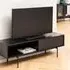 Angus TV Unit with Sliding Door - Black, Ash