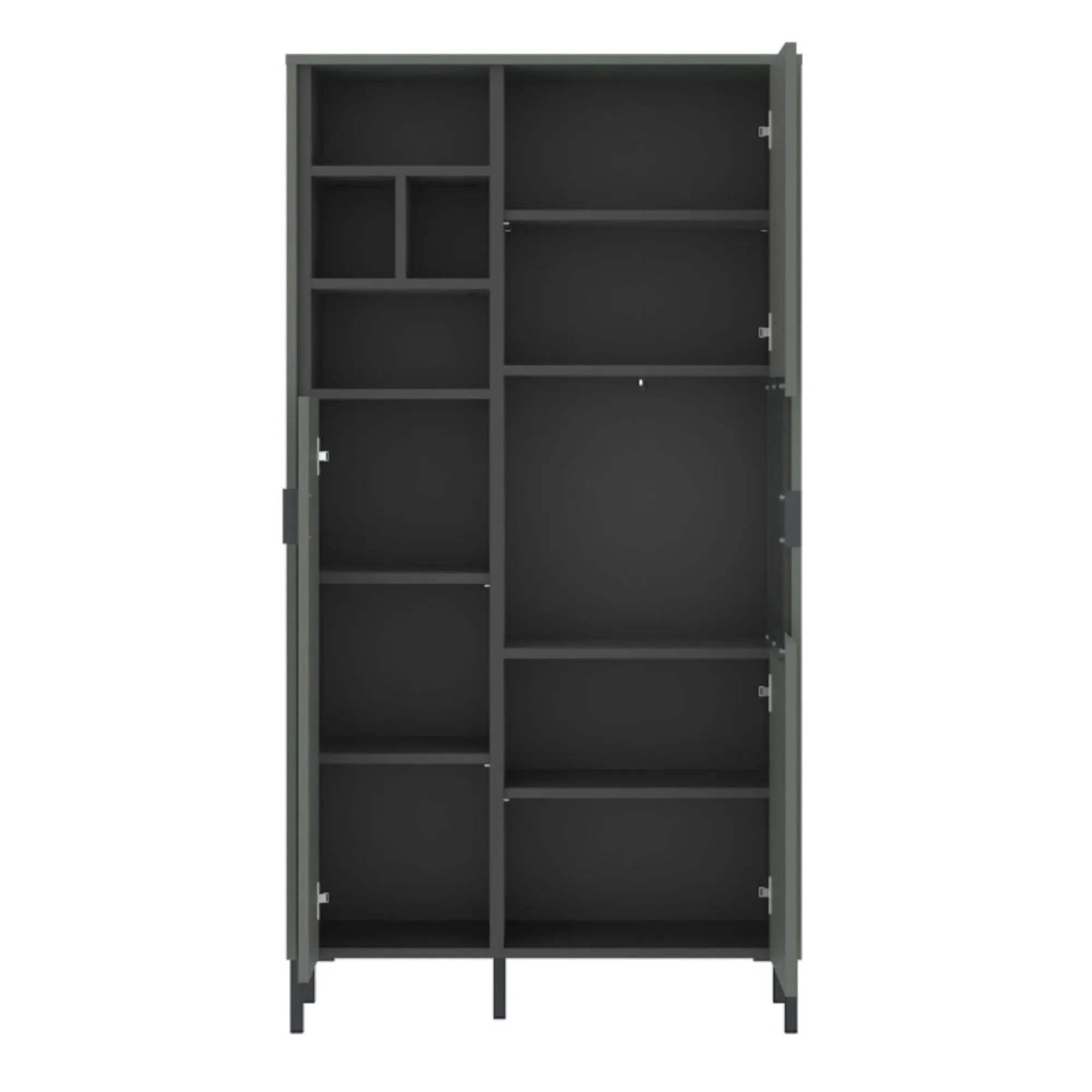 Arundel 2 Door Display Cabinet - Green