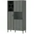 Arundel 2 Door Display Cabinet - Green