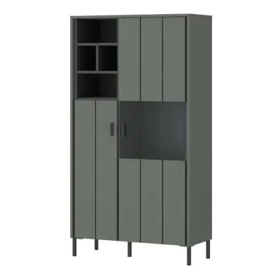 Arundel 2 Door Display Cabinet - Green image