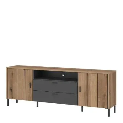 Arundel 2 Drawer Large TV Unit - Oak Effect