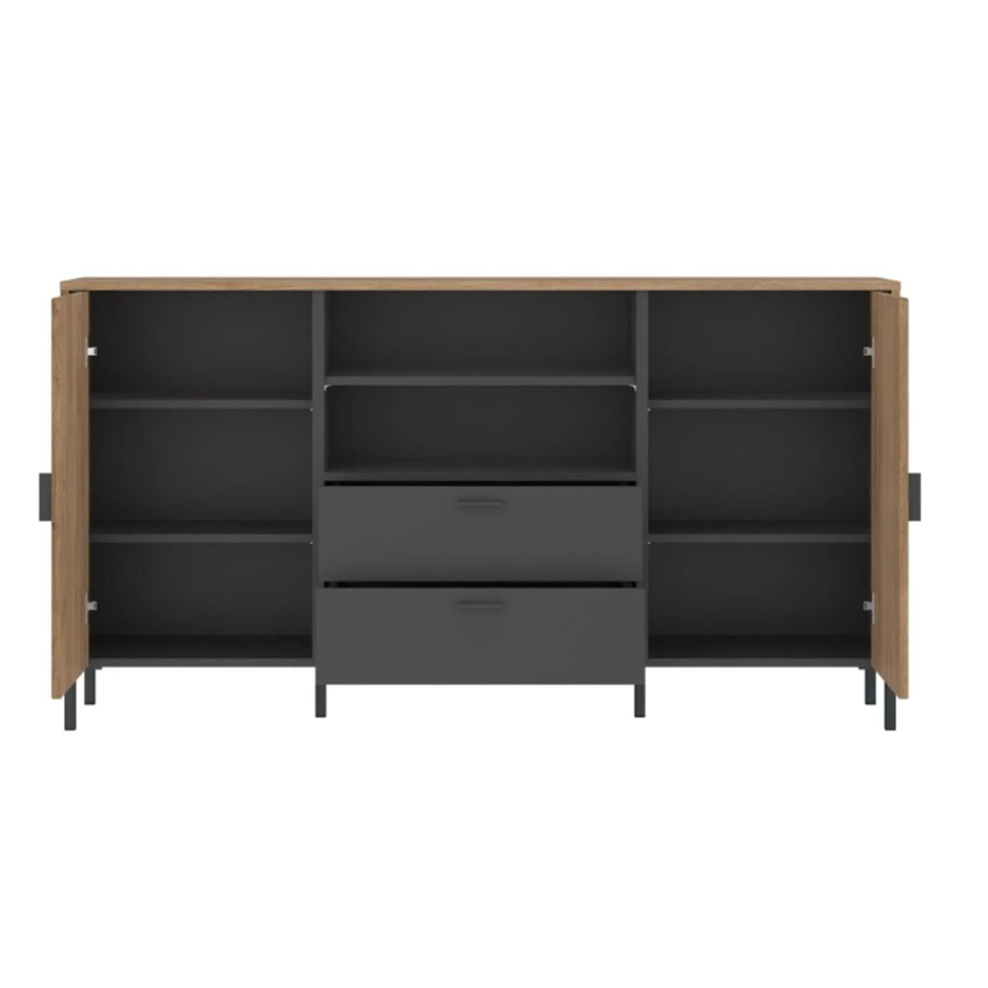 Arundel 2 Drawer Medium Sideboard - Oak Effect