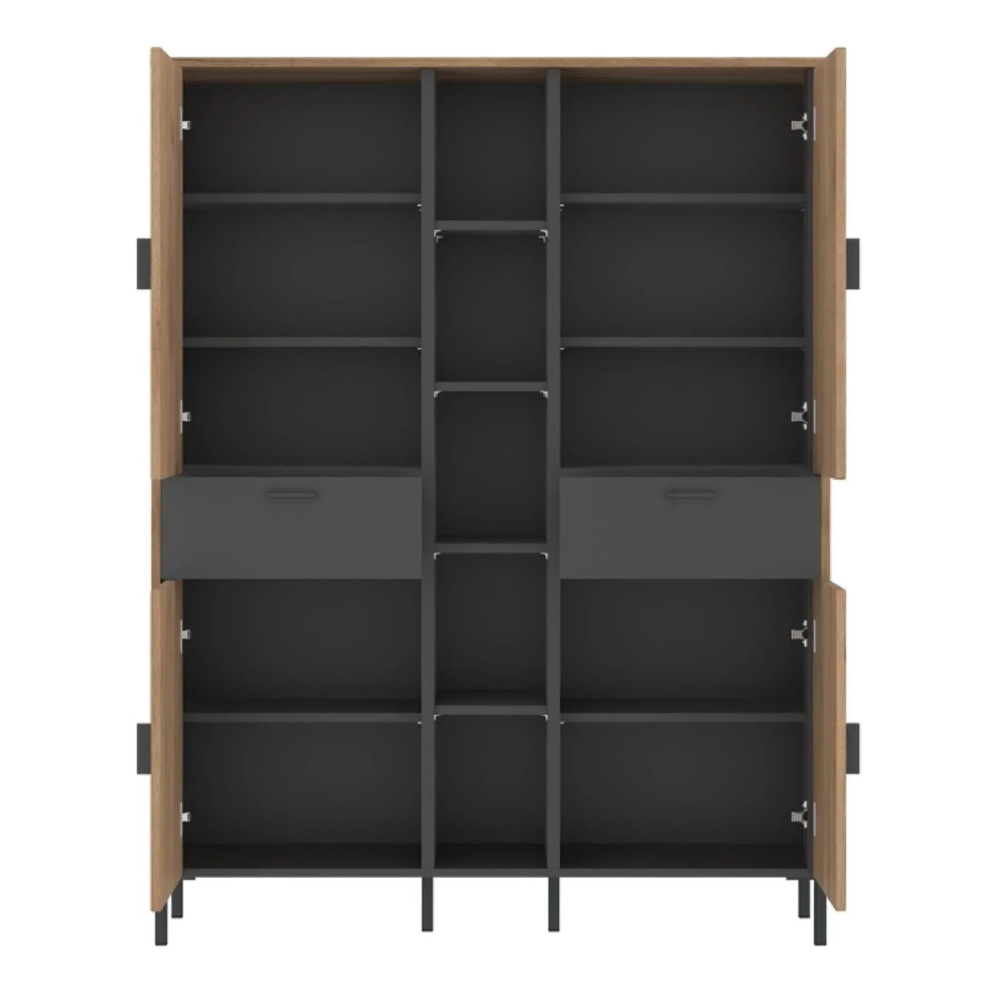 Arundel 4 Door Wardrobe - Oak Effect