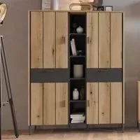 Arundel 4 Door Wardrobe - Oak Effect