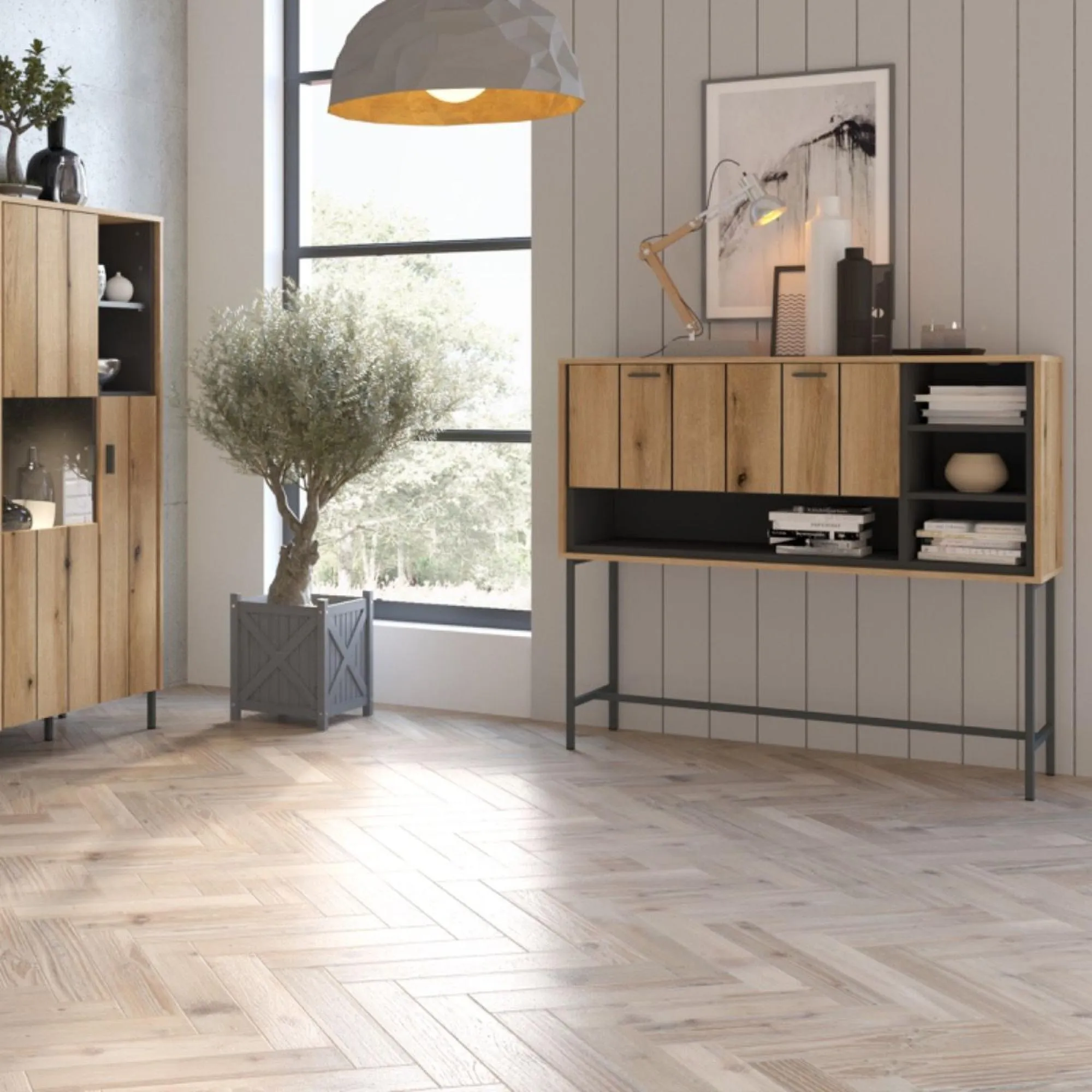 Arundel Bar Table - Oak Effect