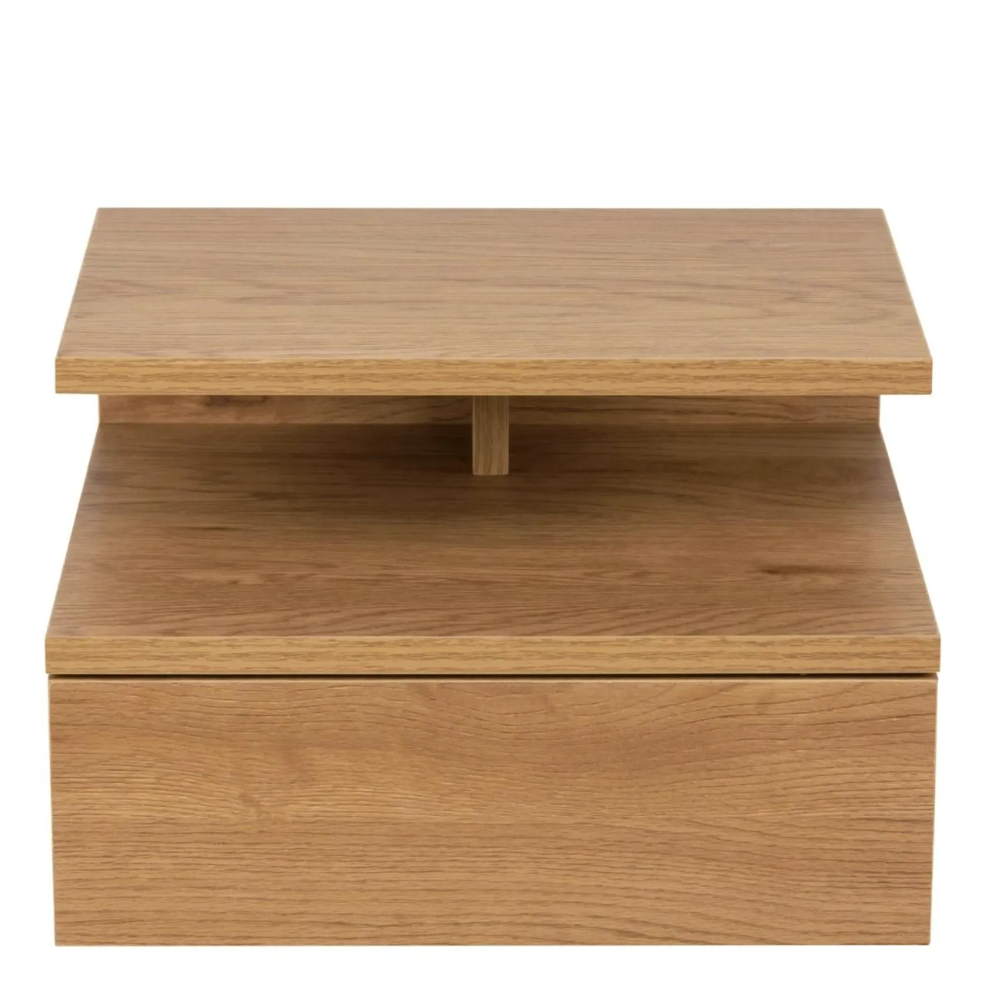 Ashlan 1 Drawer Floating Bedside Table - Oak