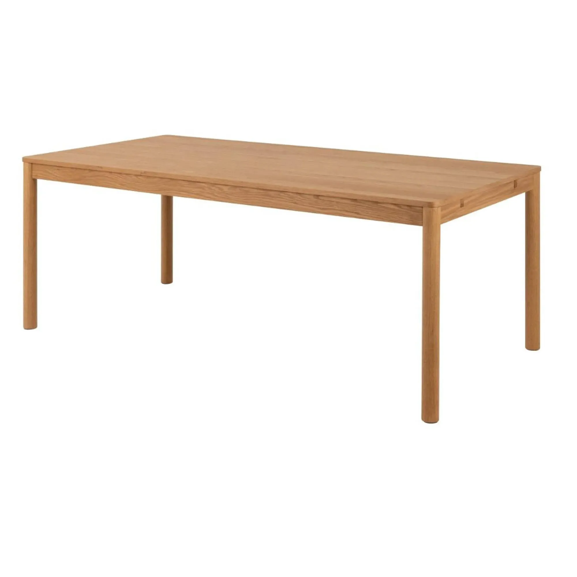Atlantic Oak 8 Seater Extending Dining Table - Lacquered Oak