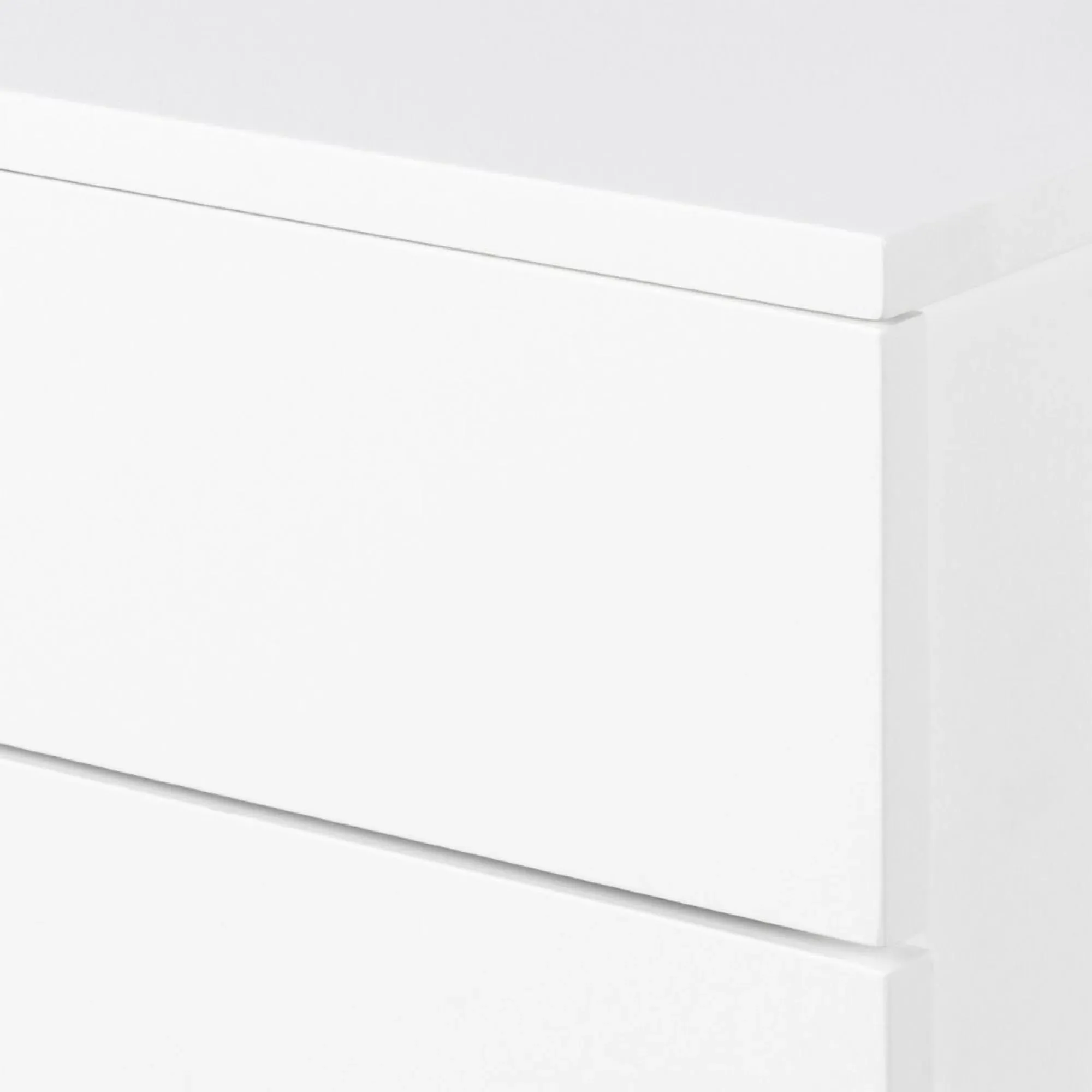 Avignon 2 Drawer Floating Bedside Table - White