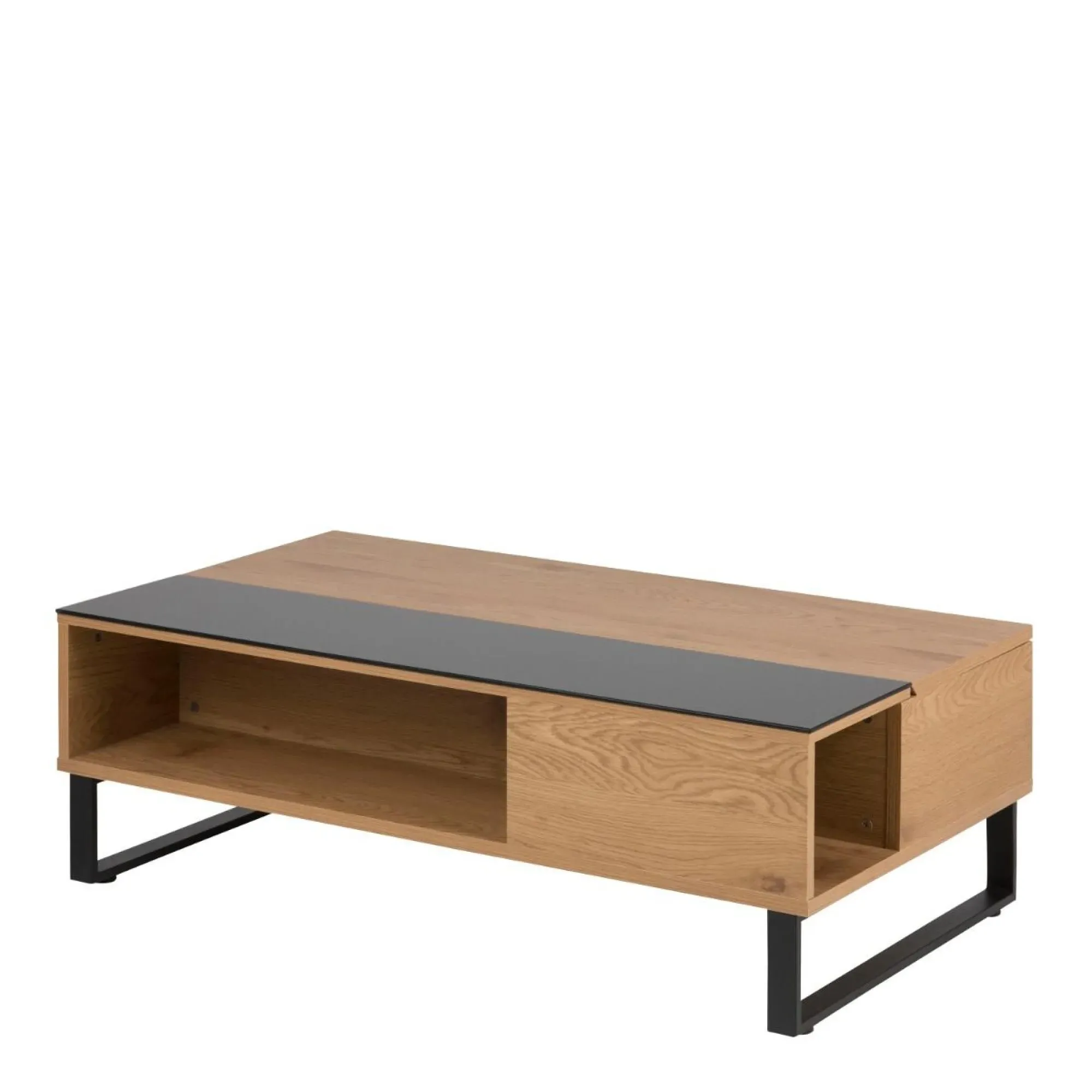 Azalea Lift Up Coffee Table - Black, Oak