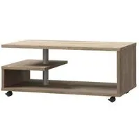 Bailey G-Shape Coffee Table - Antique Oak