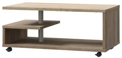 Bailey G-Shape Coffee Table - Antique Oak