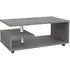 Bailey G-Shape Coffee Table - Dark Grey