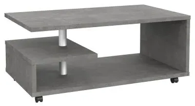 Bailey G-Shape Coffee Table - Dark Grey