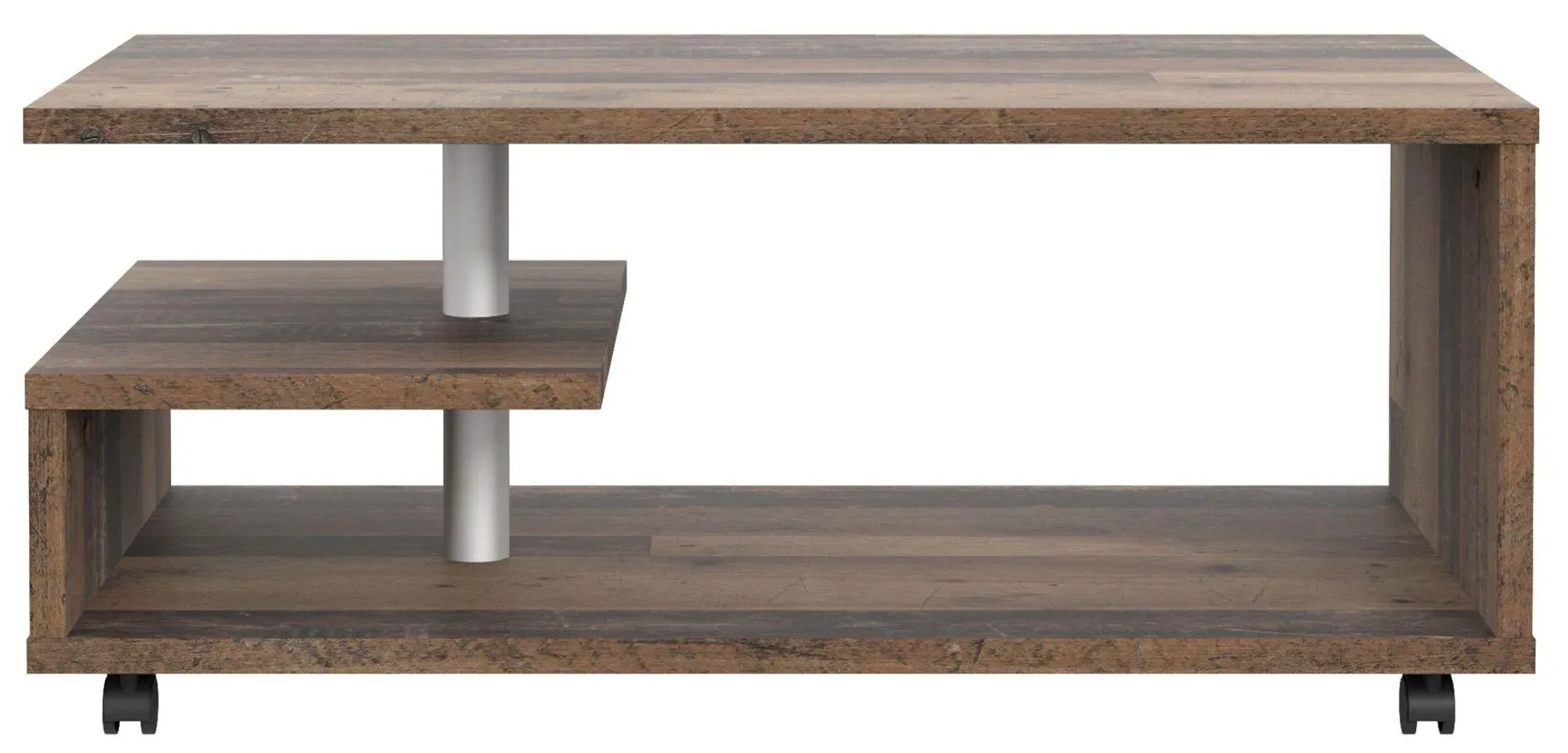 Bailey G-Shape Coffee Table - Old Vintage Wood