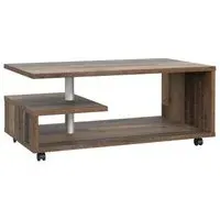 Bailey G-Shape Coffee Table - Old Vintage Wood