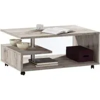 Bailey G-Shape Coffee Table - Sand Oak